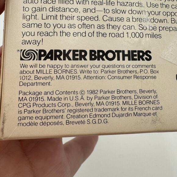 Vintage Mille Bornes Card Game 1982 Parker Brothers Complete - Picture 5 of 7
